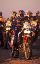 Libye, Dakar, dpart motos